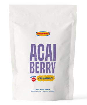 Buy One Stop - Acai Berry CBD Gummies 500mg at Kush Station Online