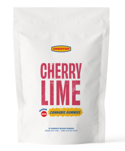 Buy One Stop - Sour Cherry Lime THC Gummies 500mg at Kush Station Online