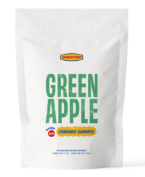 Buy One Stop - Sour Green Apple THC Gummies 500mg at Kush Station Online