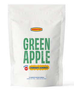Buy One Stop - Sour Green Apple THC Gummies 500mg at Kush Station Online