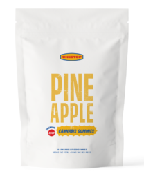 Buy One Stop - Sour Pineapple THC Gummies 500mg at Kush Station Online