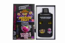 Buy Straight Goods - Dual Chamber Vape - Passion Fruit + Double Bubble OG (3 Grams + 3 Grams) at Kush Station Online Shop