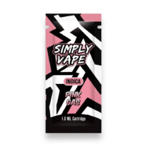 Buy Simply Vapes – THC Cartridge Pink Gas 1ML (Indica) at Kush Station Online Shop