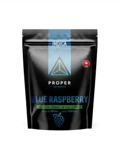 Buy Proper Extracts Edibles - Triangles 1080mg Live Resin Gummies - Blue Raspberry at Kush Station Online Shop
