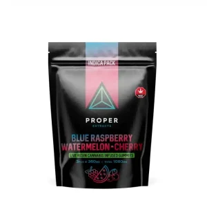 Buy Proper Extracts Edibles - Triangles 1080mg Live Resin Gummies - Indica Pack at Kush Station Online Shop