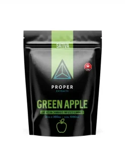 Buy Proper Extracts Edibles - Triangles 1080mg Live Resin Gummies - Green Apple at Kush Station Online Shop