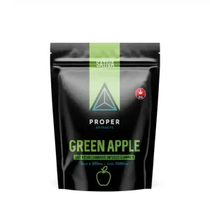 Buy Proper Extracts Edibles - Triangles 1080mg Live Resin Gummies - Green Apple at Kush Station Online Shop