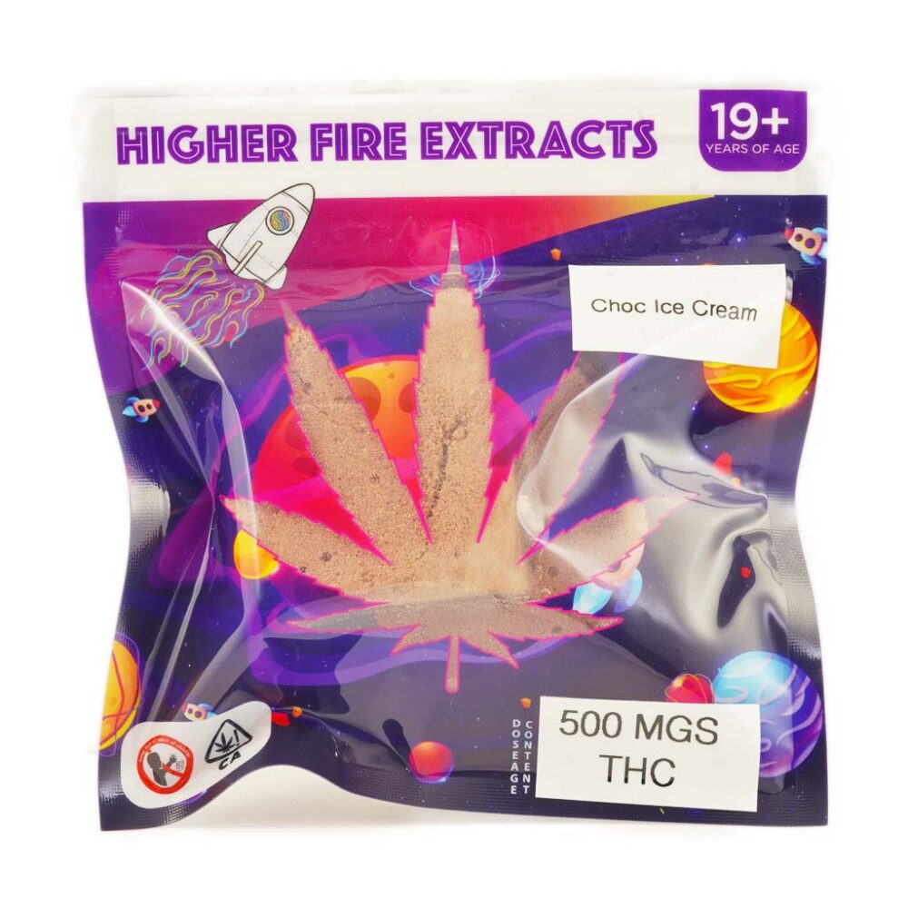 Buy Higher Fire Extracts - Chocolate Ice Cream Sandwich 500MG THC at Kush Station Online Shop