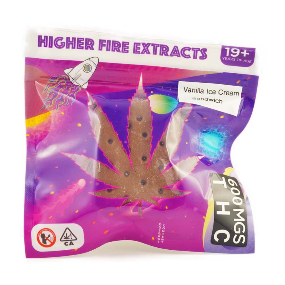 Buy Higher Fire Extracts - Vanilla Ice Cream Sandwich 600MG THC at Kush Station Online Shop