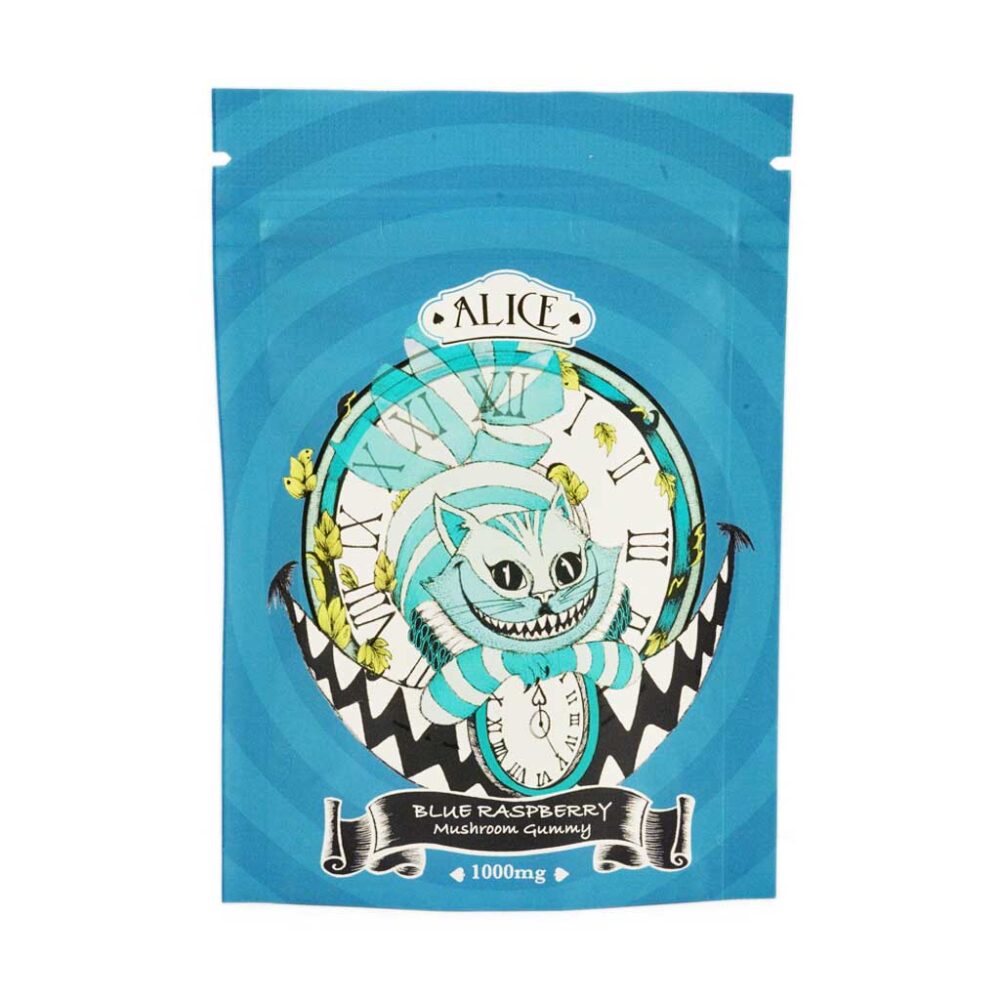 Buy Alice - Mushroom Gummy - Blue Raspberry 1000MG At Kush Station Online Shop