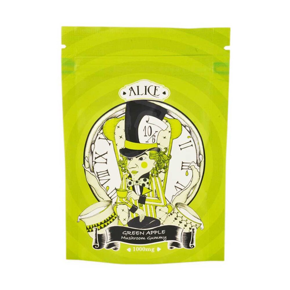 Buy Alice - Mushroom Gummy - Green Apple 1000MG At Kush Station Online Shop
