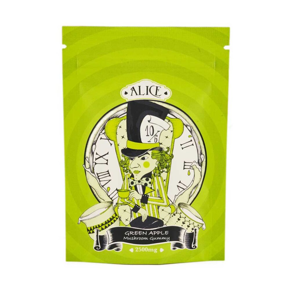 Buy Alice - Mushroom Gummy - Green Apple 2500MG At Kush Station Online Shop