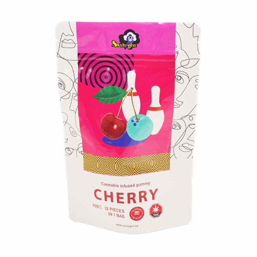 Sky High Edibles – Cherry Gummy 600MG THC - Image 4