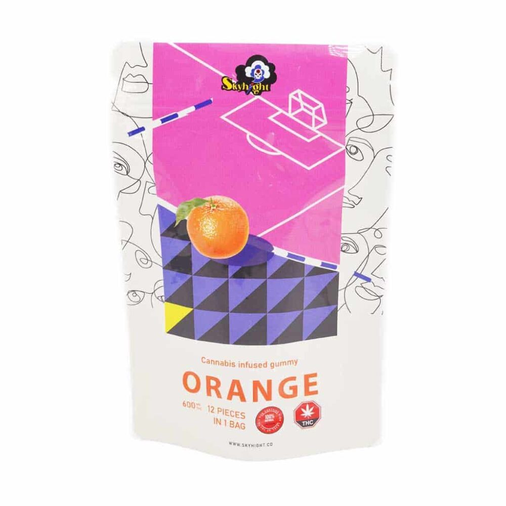 Sky High Edibles – Orange Gummy 600MG THC - Image 4