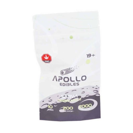 Apollo Edibles – Green Apple Shooting Stars 2000MG THC Sativa - Kush ...
