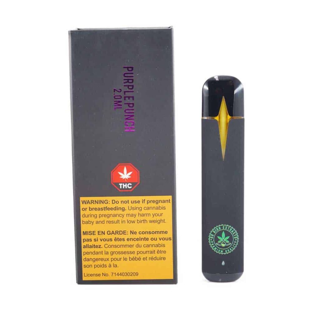 So High Extracts Disposable Pen - Purple Punch 2ML (Indica)