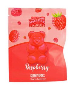 raspberry gummy bears edibles