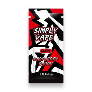 Buy Simply Vapes – THC Cartridge Raspberry Cough 1ML (Sativa) at Kush Station Online Shop