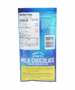 Alternative view of Higher Fire Extracts - Shatter Chocolate Bar - Milk Chocolate 2000mg THC (Sativa)