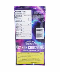 Alternative view of Higher Fire Extracts - Shatter Chocolate Bar - Orange 1000mg THC (Indica)