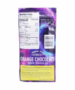 Alternative view of Higher Fire Extracts - Shatter Chocolate Bar - Orange 2000mg THC (Indica)