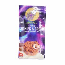 Higher Fire Extracts - Shatter Chocolate Bar - Cookies & Cream 2000mg THC (Indica)