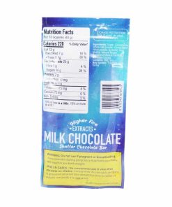 Alternative view of Higher Fire Extracts - Shatter Chocolate Bar - Milk 1000mg THC (Sativa)