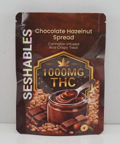 Buy Seshables Rice Crispy - Chocolate Hazelnut Spread 1000mg THC at Kush Station Online Shop