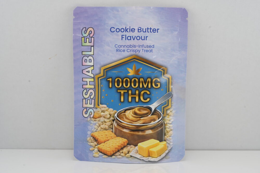 Buy Seshables Rice Crispy - Cookie Butter 1000mg THC at Kush Station Online Shop