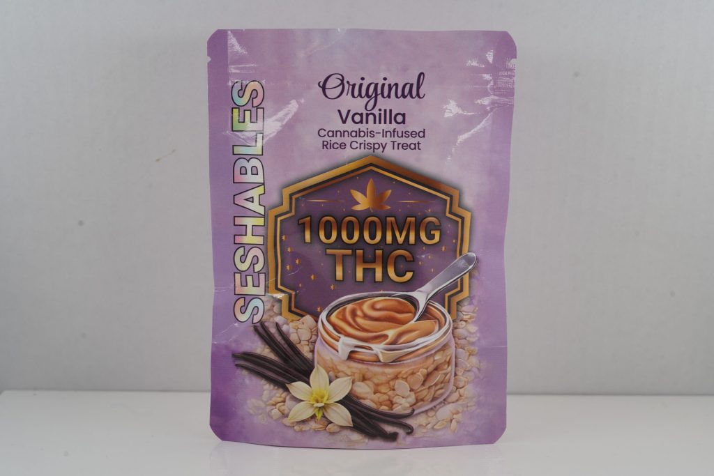 Buy Seshables Rice Crispy - Original Vanilla 1000mg THC at Kush Station Online Shop