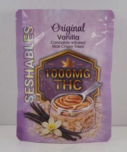 Buy Seshables Rice Crispy - Original Vanilla 1000mg THC at Kush Station Online Shop