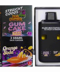 Buy Straight Goods - Dual Chamber Vape - Gum Cake + Orange Soda (3 Grams + 3 Grams) at Kush Station Online Shop