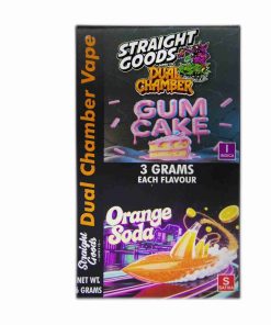 Buy Straight Goods - Dual Chamber Vape - Gum Cake + Orange Soda (3 Grams + 3 Grams) at Kush Station Online Shop