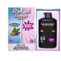 Straight Goods - Dual Chamber Vape - Blueberry Cookies + Bubba Kush (3 Grams + 3 Grams)
