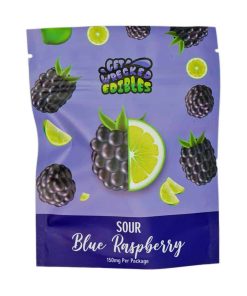 sour blue raspberry edibles