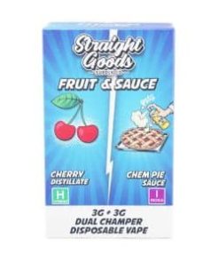 Straight Goods - Dual Chamber Vape - Cherry + Chem Pie (3 Grams + 3 Grams) - Image 4