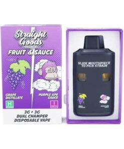 Straight Goods - Dual Chamber Vape - Grape + Purple Ape (3 Grams + 3 Grams)