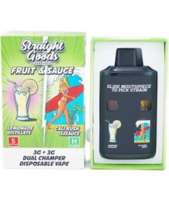 Straight Goods - Dual Chamber Vape - Lemonade + Cali Kush (3 Grams + 3 Grams)