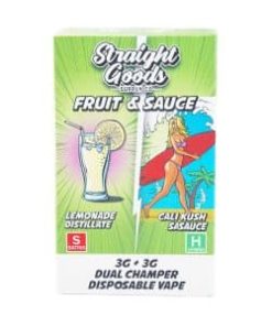 Alternative view of Straight Goods - Dual Chamber Vape - Lemonade + Cali Kush (3 Grams + 3 Grams)