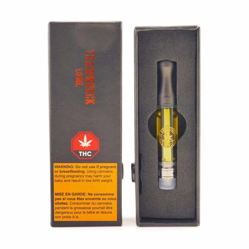Alternative view of So High Extracts Premium Vape 1ML THC - Trainwreck Cart