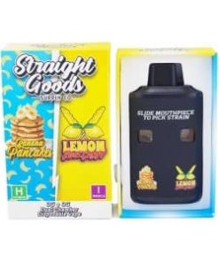 Straight Goods - Dual Chamber Vape - Banana Pancakes + Lemon Rock Candy (3 Grams + 3 Grams)