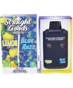 Straight Goods - Dual Chamber Vape - Lemon Berry + Blue Razz (3 Grams + 3 Grams)