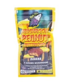 Higher Fire Extracts - Mushroom Peanut butter Chocolate Cups - Banana 5000MG