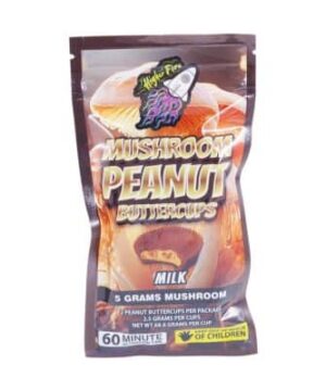 Higher Fire Extracts - Mushroom Peanut butter Chocolate Cups - Milk 5000MG
