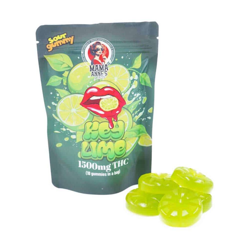 Mama Anne's Edibles - Key Lime Gummy - 1500mg THC - Image 3