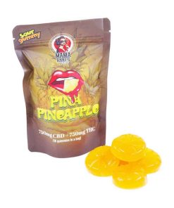 Mama Anne's Edibles - Pina-Pineapple Gummy - 1:1 (750mg CBD + 750mg THC) - Image 3