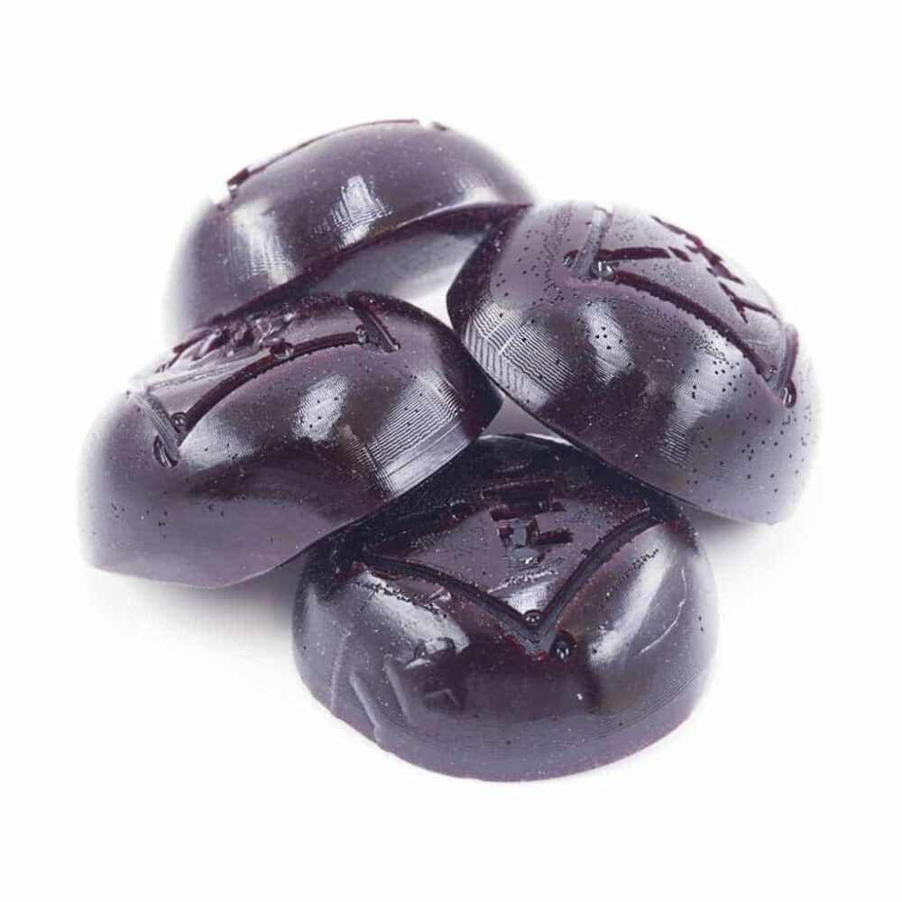 Alternative view of Sky High Edibles – Grape Gummy 600MG THC