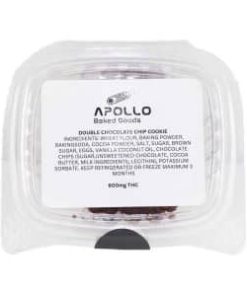 Apollo Baked Goods - Double Chocolate Chip Cookies - 600mg THC