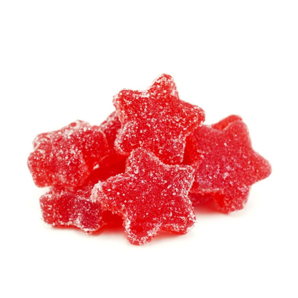 Buy Apollo Edibles - Sour Strawberry Shooting Stars 3000mg THC Sativa at Kush Station Online Shop