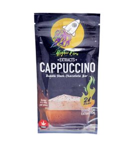 Buy Higher Fire Extracts - Bubble Hash Chocolate Bar - Cappuccino 1000mg THC at Kush Station Online Shop
